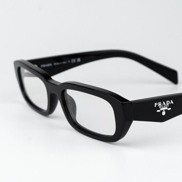 Prada Women Eyeglasses Black Rectangle PRB06S 16K08N NEW AUTHENTIC main image 4
